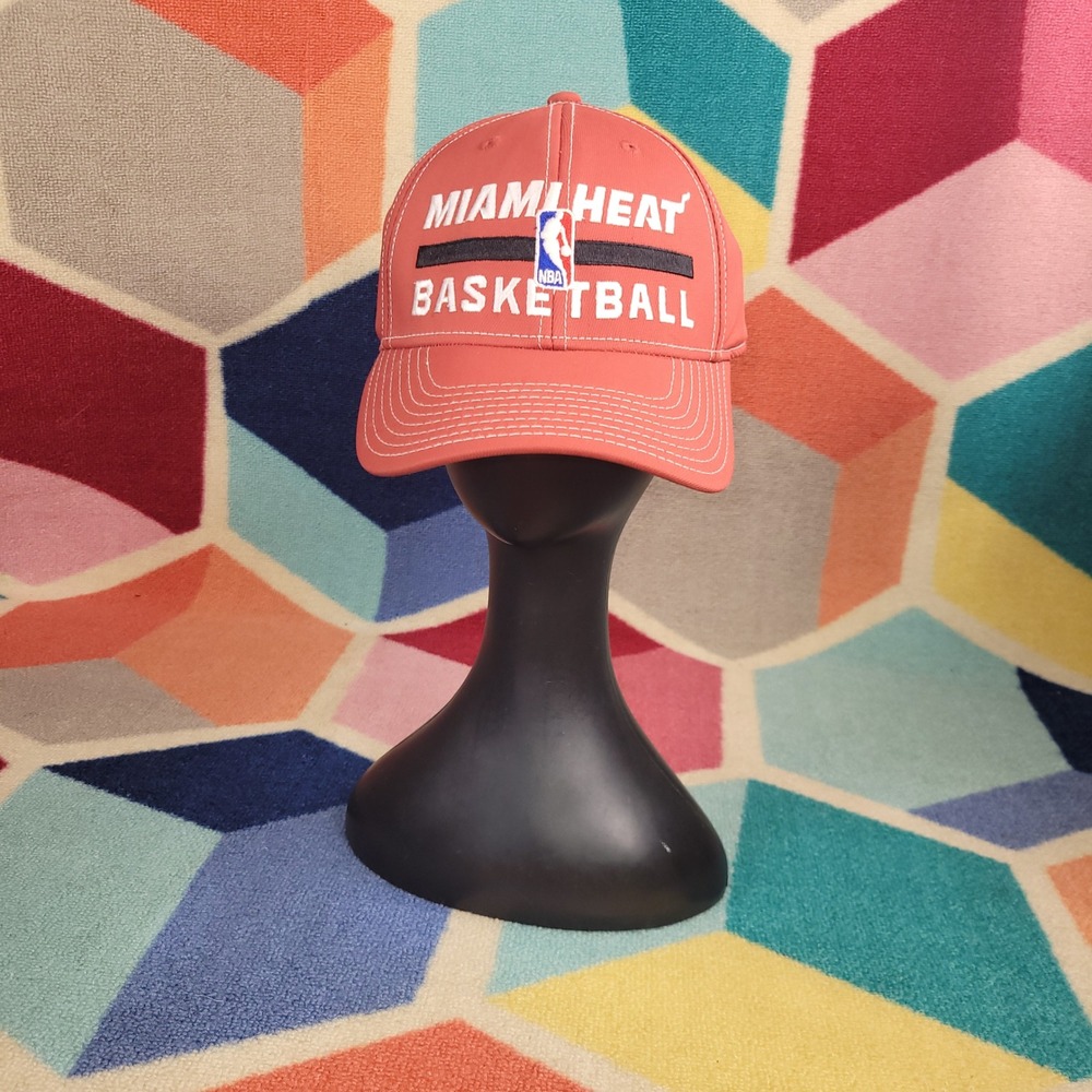 Adidas Miami Heat NBA Basketball Hat Adjustable Strapback Cap